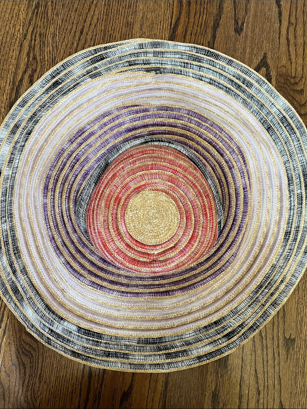Missoni Mare Straw Multicolor Sunhat NWT - Picture 6 of 14